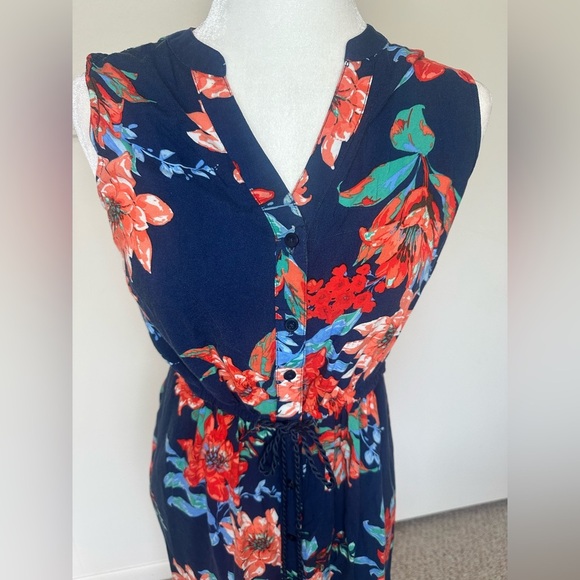 Talbots Floral V-Neck Maxi Dress size 8 - Picture 3 of 11